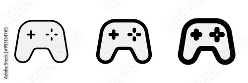 Editable game controller vector icon. Video game, game elements. Part of a big icon set family. Perfect for web and app interfaces, presentations, infographics, etc