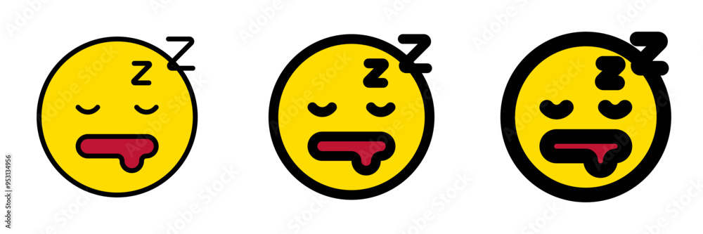 Editable sleepy head, drowzy expression emoticon vector icon. Part of a big icon set family. Part of a big icon set family. Perfect for web and app interfaces, presentations, infographics, etc Editable sleepy head, drowzy expression emoticon vector icon. Part of a big icon set family. Part of a big icon set family. Perfect for web and app interfaces, presentations, infographics, etc