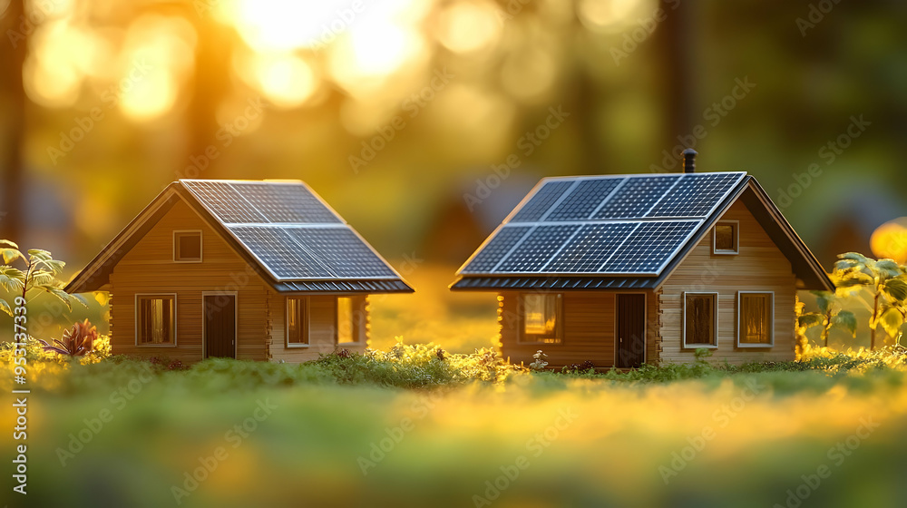 Sustainable Homes with Solar Panels - Eco-Friendly Living Sustainable Homes with Solar Panels - Eco-Friendly Living