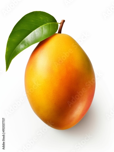 Mango isolated on white background. Generative ai