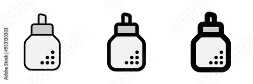 Editable sugar bottle vector icon. Cafe, coffee shop, restaurant, drink, beverages. Part of a big icon set family. Perfect for web and app interfaces, presentations, infographics, etc