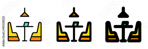 Editable restaurant seat vector icon. Food, restaurant. Part of a big icon set family. Perfect for web and app interfaces, presentations, infographics, etc