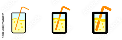 Editable lemonade vector icon. Food, restaurant. Part of a big icon set family. Perfect for web and app interfaces, presentations, infographics, etc