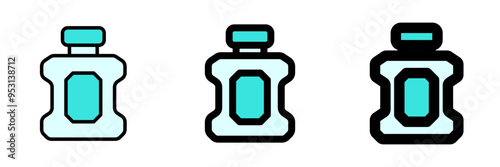 Editable mouthwash vector icon. Dentistry, healthcare, medical. Part of a big icon set family. Perfect for web and app interfaces, presentations, infographics, etc