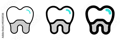 Editable dental crown vector icon. Dentistry, healthcare, medical. Part of a big icon set family. Perfect for web and app interfaces, presentations, infographics, etc