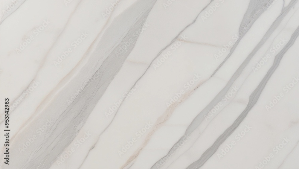Obraz premium A white marble texture with soft gray veins