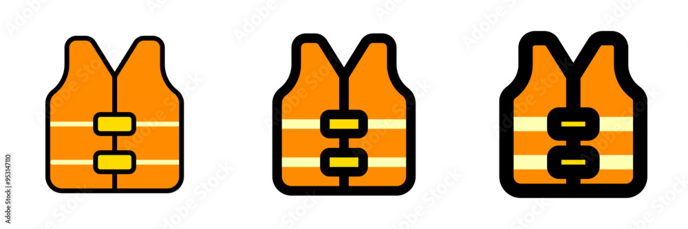Editable lifejacket vector icon. Part of a big icon set family. Perfect for web and app interfaces, presentations, infographics, etc Editable lifejacket vector icon. Part of a big icon set family. Perfect for web and app interfaces, presentations, infographics, etc