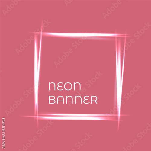 neon banner behind Dark Design