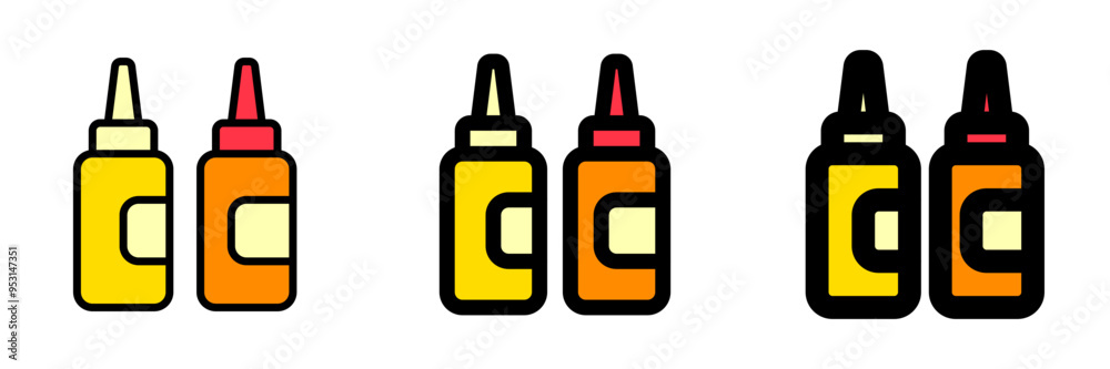 Editable condiment, sauce, ketchup vector icon. Part of a big icon set family. Perfect for web and app interfaces, presentations, infographics, etc Editable condiment, sauce, ketchup vector icon. Part of a big icon set family. Perfect for web and app interfaces, presentations, infographics, etc