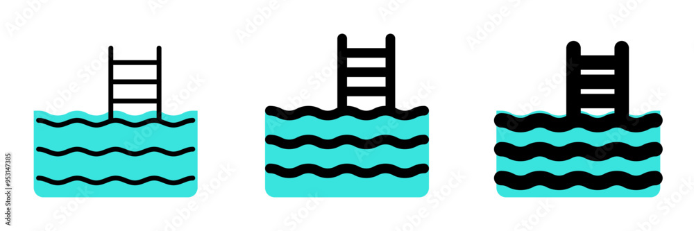 Editable swimming pool vector icon. Part of a big icon set family. Perfect for web and app interfaces, presentations, infographics, etc Editable swimming pool vector icon. Part of a big icon set family. Perfect for web and app interfaces, presentations, infographics, etc