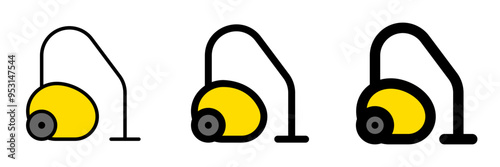 Editable vacuum cleaner vector icon. Part of a big icon set family. Perfect for web and app interfaces, presentations, infographics, etc