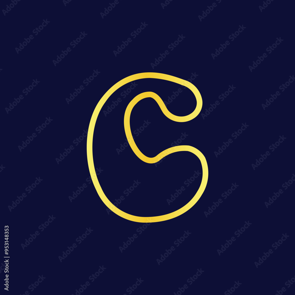 Creative Abstract C Letter Design Creative Abstract C Letter Design