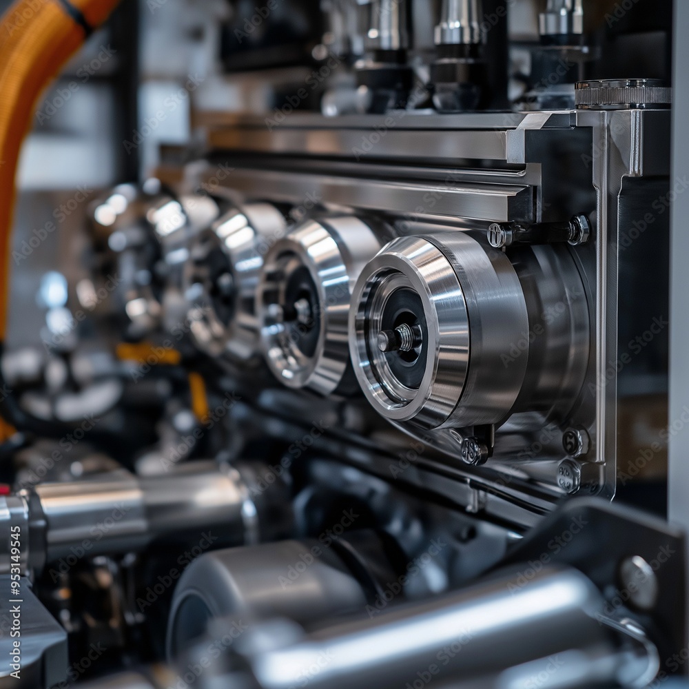 Machinery components in the camera manufacturing industry Machinery components in the camera manufacturing industry