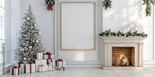 Christmas Fireplace Glow: W...