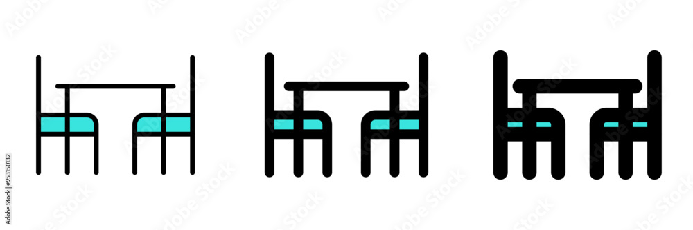 Editable dining room vector icon. Part of a big icon set family. Perfect for web and app interfaces, presentations, infographics, etc Editable dining room vector icon. Part of a big icon set family. Perfect for web and app interfaces, presentations, infographics, etc