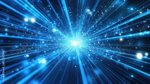 Abstract Light Trails Background