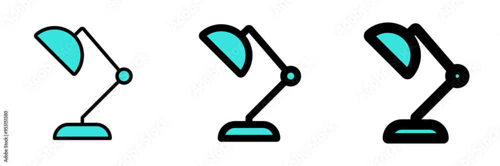Editable table lamp vector icon. Part of a big icon set family. Perfect for web and app interfaces, presentations, infographics, etc