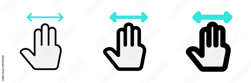 Editable three fingers move vector icon. Part of a big icon set family. Perfect for web and app interfaces, presentations, infographics, etc Editable three fingers move vector icon. Part of a big icon set family. Perfect for web and app interfaces, presentations, infographics, etc