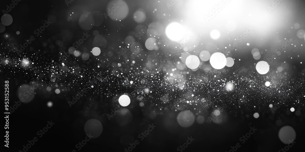 Cosmic Dust Trail ,Abstract Sparkle: A mesmerizing black and white abstract background with a soft, glittering bokeh effect. The perfect backdrop for luxury, elegance, and glamour. light overlay. Cosmic Dust Trail ,Abstract Sparkle: A mesmerizing black and white abstract background with a soft, glittering bokeh effect. The perfect backdrop for luxury, elegance, and glamour. light overlay.