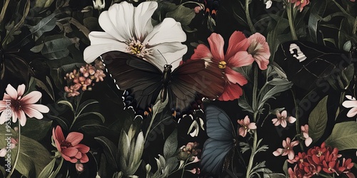 Floral Tapestry:  A delicat...