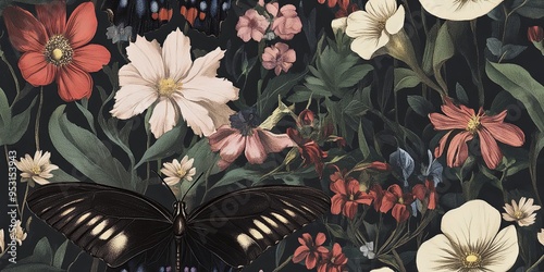 Floral Tapestry:  A delicat...