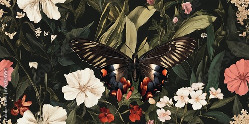 Floral Tapestry:  A delicat...