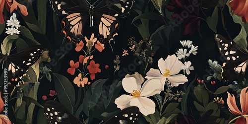 Floral Tapestry:  A delicat...