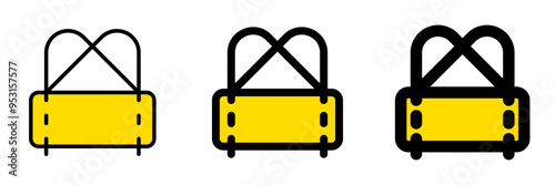 Editable duffel bag, gym bag vector icon. Part of a big icon set family. Perfect for web and app interfaces, presentations, infographics, etc