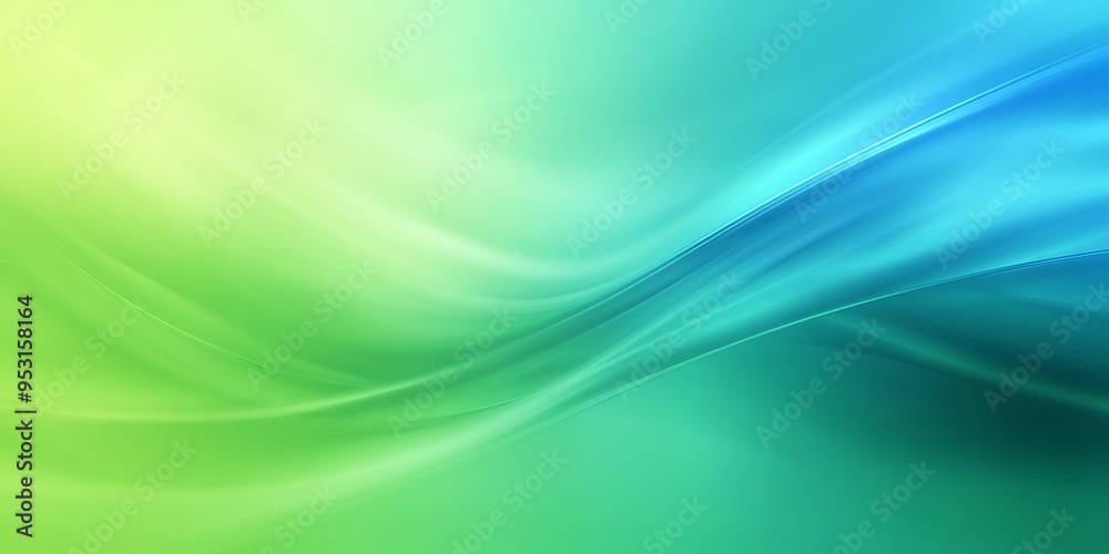 Abstract blue and green background abstract wave background with blue and green colors