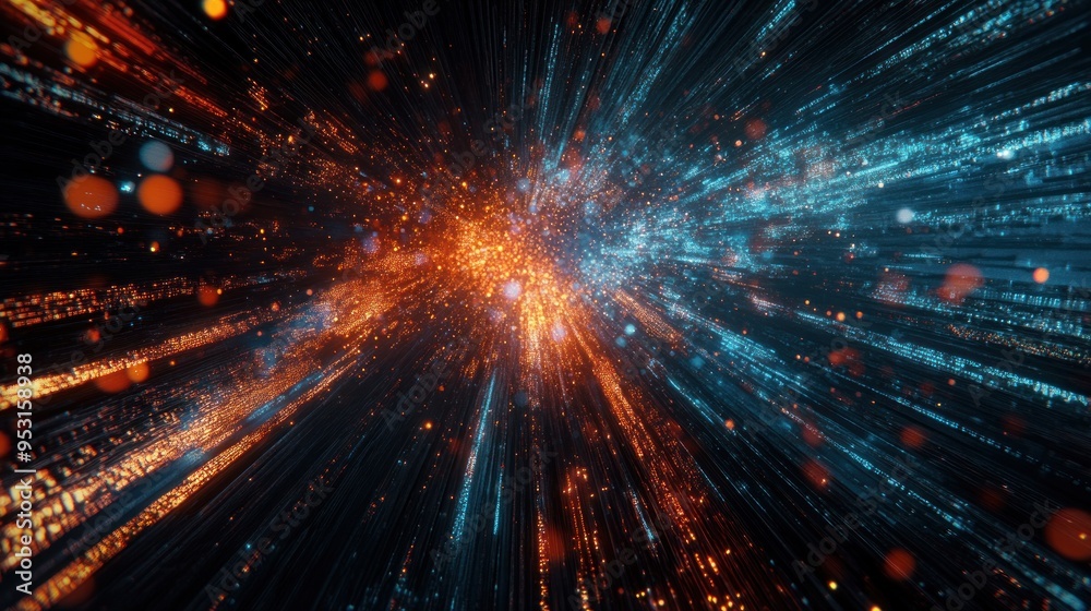 Fototapeta premium Abstract Light and Lines