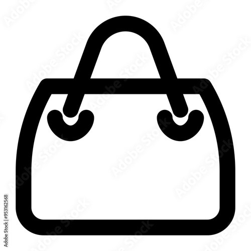 tote bag, handbag, bag, women, fashion, female, lifestyle outline icon