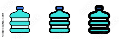 Editable water gallon vector icon. Part of a big icon set family. Perfect for web and app interfaces, presentations, infographics, etc