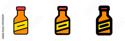 Editable sauce bottle vector icon. Part of a big icon set family. Perfect for web and app interfaces, presentations, infographics, etc