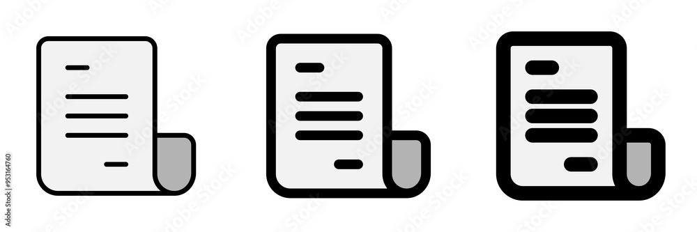 Editable document vector icon. Part of a big icon set family. Perfect for web and app interfaces, presentations, infographics, etc Editable document vector icon. Part of a big icon set family. Perfect for web and app interfaces, presentations, infographics, etc