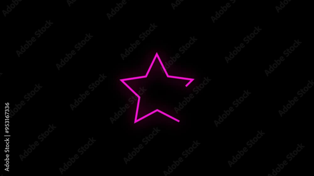 star icon video .4k stock video . star icon video .4k stock video .