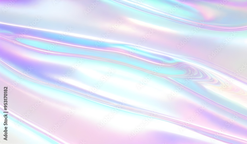 Holographic background seamless trendy iridescent light foil texture. Soft holographic pastel unicorn marble background pattern. Modern pearlescent blurry abstract swirl illustration.
Holographic background seamless trendy iridescent light foil texture. Soft holographic pastel unicorn marble background pattern. Modern pearlescent blurry abstract swirl illustration.