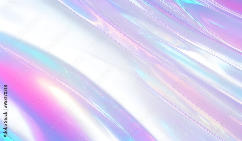 Holographic background seamless trendy iridescent light foil texture. Soft holographic pastel unicorn marble background pattern. Modern pearlescent blurry abstract swirl illustration.
Holographic background seamless trendy iridescent light foil texture. Soft holographic pastel unicorn marble background pattern. Modern pearlescent blurry abstract swirl illustration.
