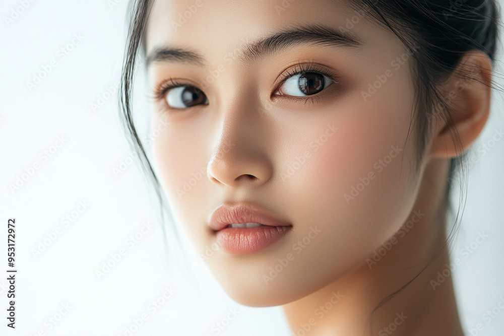 Close up portrait of a woman Close up portrait of a woman