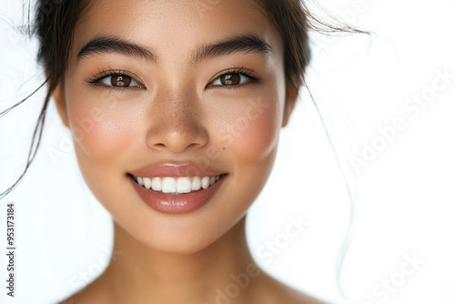 Close up portrait of a woman