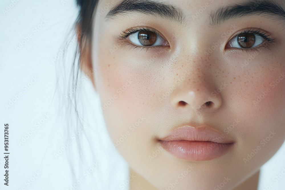Close up portrait of a woman Close up portrait of a woman