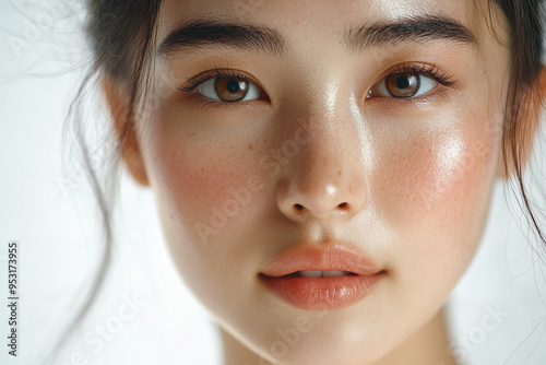 Close up portrait of a woman