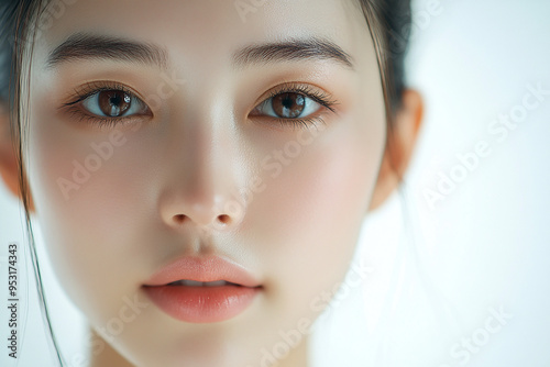 close up portrait of a woman