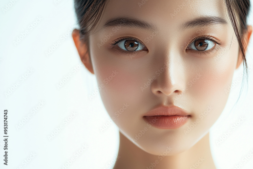 close up portrait of a woman close up portrait of a woman