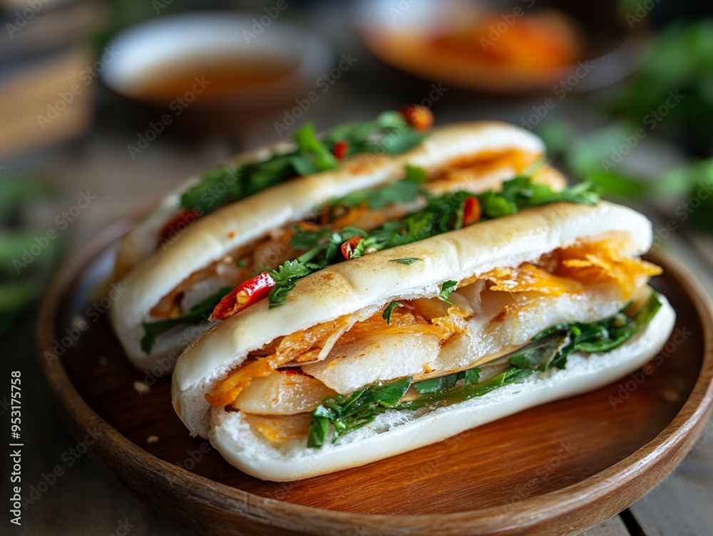 Vietnamese bánh da lợn with layers. Vietnamese bánh da lợn with layers.
