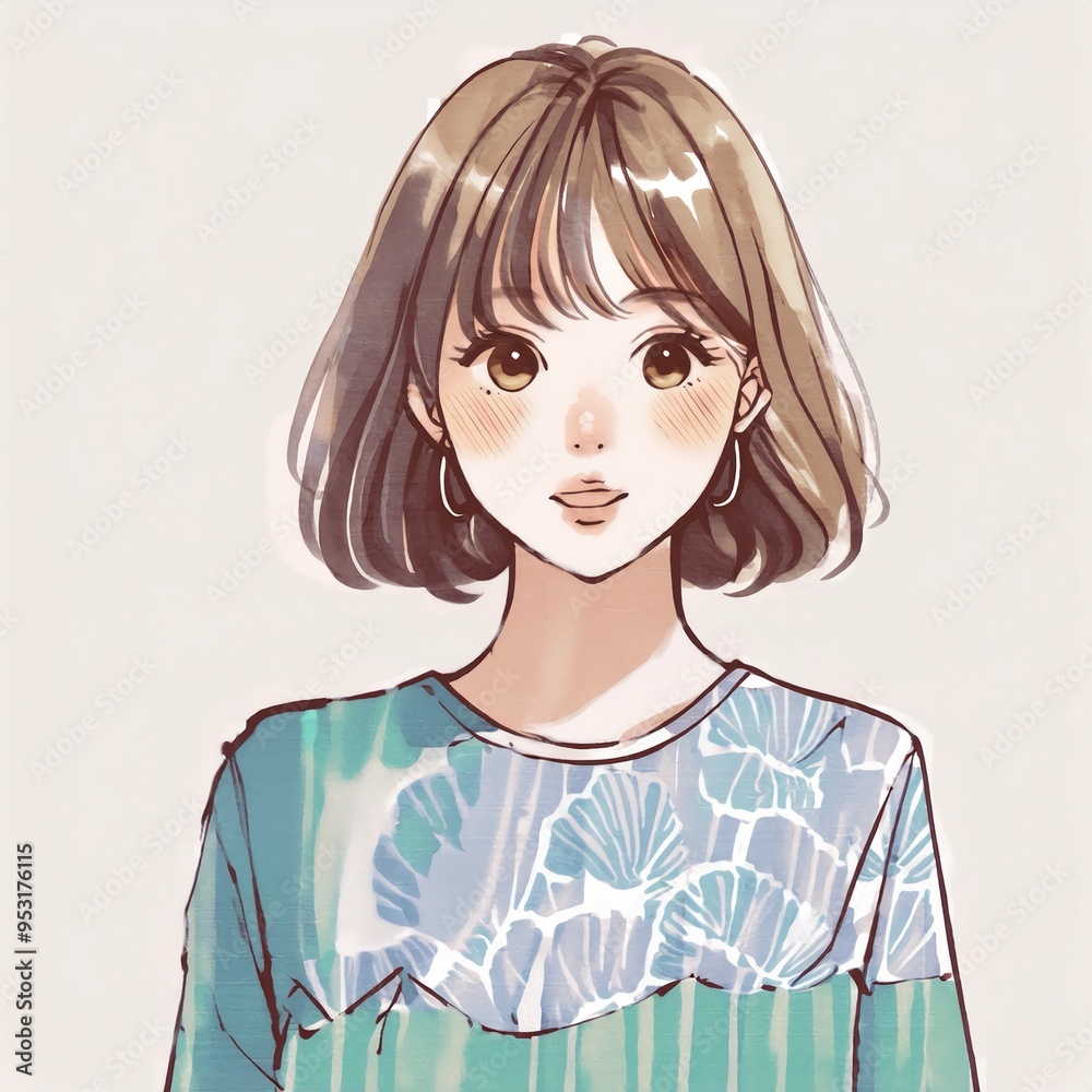 女性・女の子のイラスト素材 女性・女の子のイラスト素材