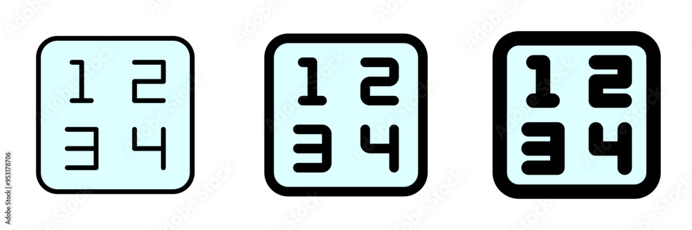 Editable number vector icon. Part of a big icon set family. Perfect for web and app interfaces, presentations, infographics, etc Editable number vector icon. Part of a big icon set family. Perfect for web and app interfaces, presentations, infographics, etc