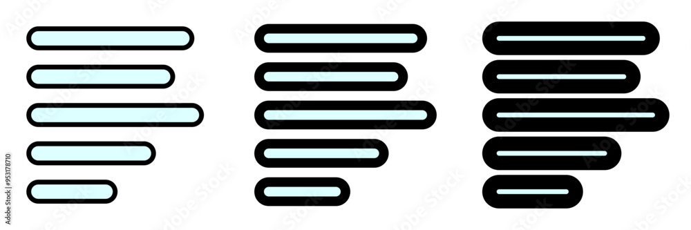 Editable paragraph left alignment vector icon. Part of a big icon set family. Perfect for web and app interfaces, presentations, infographics, etc Editable paragraph left alignment vector icon. Part of a big icon set family. Perfect for web and app interfaces, presentations, infographics, etc