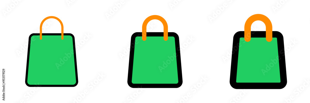 Editable shopping bag vector icon. Part of a big icon set family. Perfect for web and app interfaces, presentations, infographics, etc Editable shopping bag vector icon. Part of a big icon set family. Perfect for web and app interfaces, presentations, infographics, etc