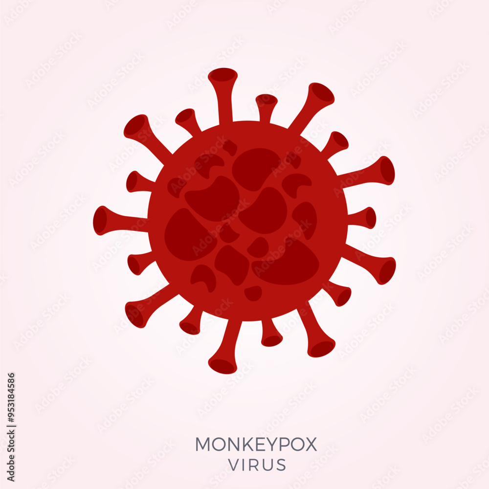 Mpox Awareness concepts. Painful pox virus vector illustration. Monkeypox pandemic, epidemic sign template design. Mpox Awareness concepts. Painful pox virus vector illustration. Monkeypox pandemic, epidemic sign template design.