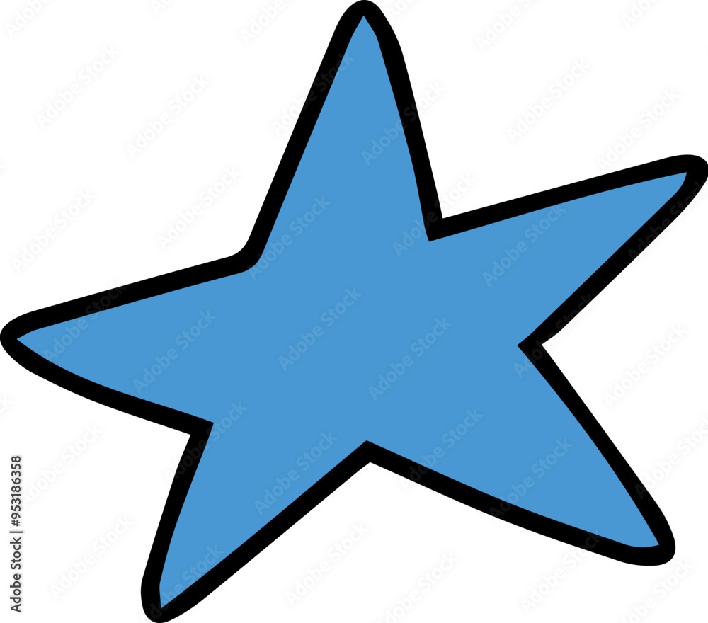 Quirky Star Shape Element